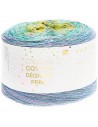 Pelote Creative cotton dégradé Print Bleu-vert