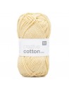 Pelote Creative cotton aran jaune pastel