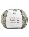 Pelote Creative cotton zickzack dk vert spray