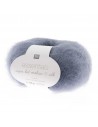 Pelote Essentials super kid mohair loves silk bleu fumé