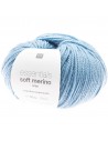 Pelote Essentials soft merino aran bleu ciel