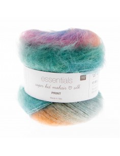 Pelote Essentials super kid mohair loves silk print vent