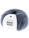 Pelote Fashion mohair merino chunky bleu