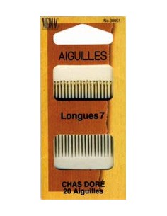 Pochette 20 Aiguilles longues Taille 7
