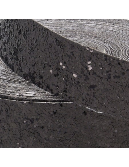 Galon Glitter 25mm noir