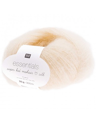 Pelote Essentials super kid mohair loves silk crème