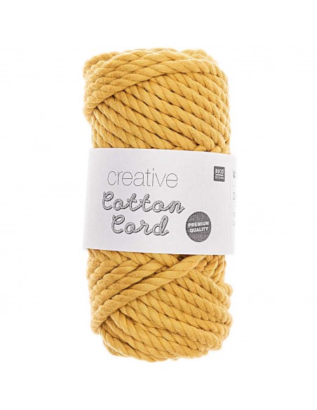 Pelote Creative cotton cord moutarde