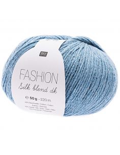 Pelote Fashion silk blend dk bleu clair
