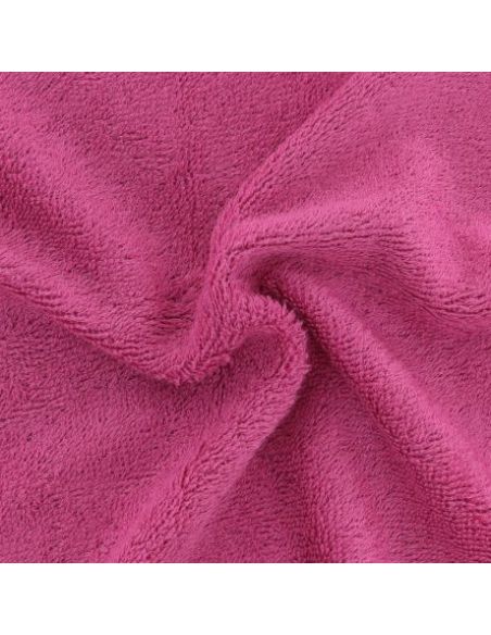 Tissu éponge de bambou fuschia