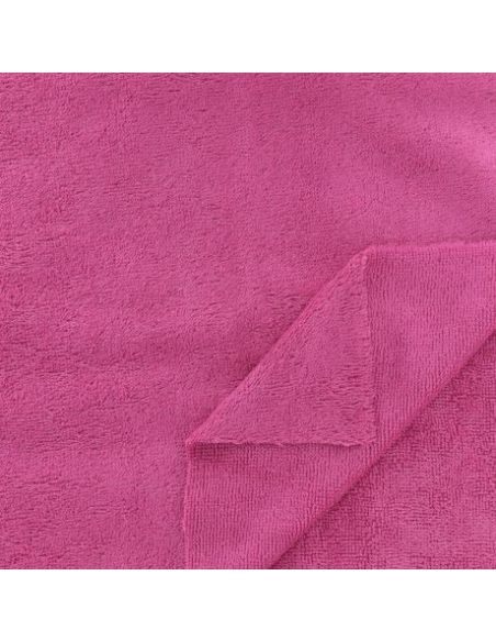 Tissu éponge de bambou fuschia