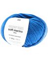 Pelote Essentials soft merino aran bleu