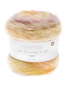 Pelote Essentials super kid mohair loves silk print sphere