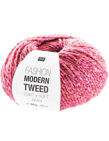 Pelote Fashion modern tweed aran baie