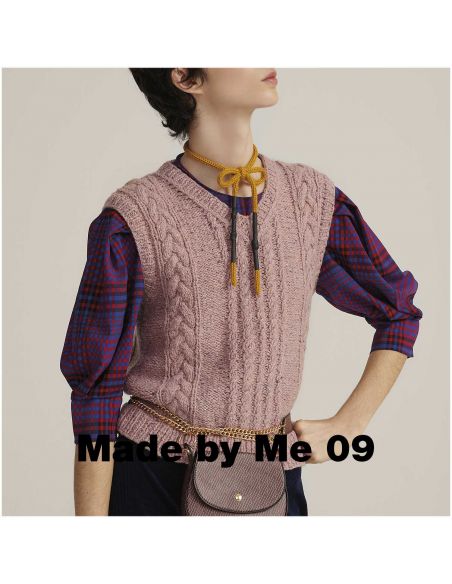 Pelote Fashion modern tweed aran baie