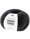 Pelote Fashion modern tweed aran noir