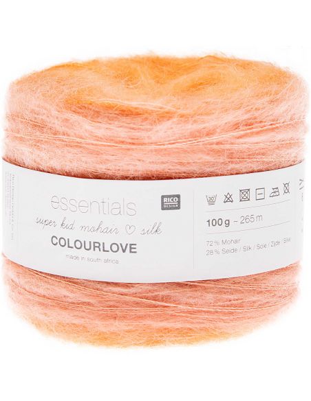 Pelote Essentials super kid mohair loves silk colourlove apricot