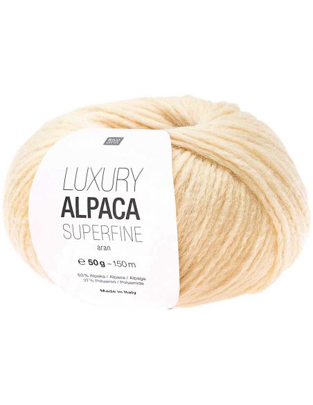 Pelote Luxury alpaca superfine aran vanille