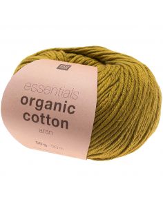 Pelote Essentials organic cotton aran olive