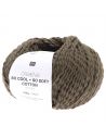Pelote Creative so cool + so soft cotton chunky olive