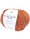 Pelote Creative so cool + so soft cotton chunky brun
