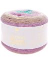 Pelote Creative cotton dégradé lucky 8 lilas clair vert