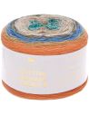 Pelote Creative cotton dégradé lucky 8 azur-orange