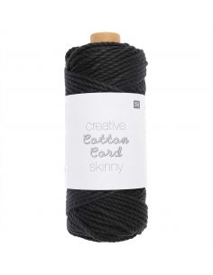 Pelote Creative cotton cord skinny noir