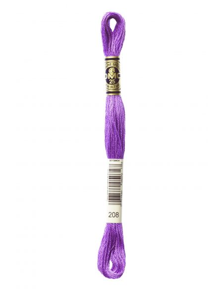 Fil à broder mouliné spécial 25 coloris 208