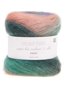 Pelote Essentials super kid mohair loves silk print autumn