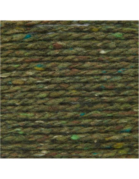 Pelote Fashion modern tweed aran olive