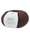 Pelote Luxury crazy composition aran chocolat