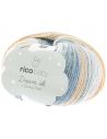 Pelote Rico baby dream dk bleu poétrole-jaune