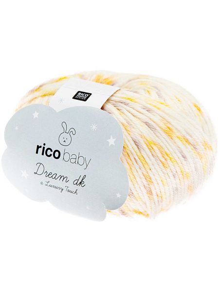 Pelote Rico baby dream dk bleu pastel confetti