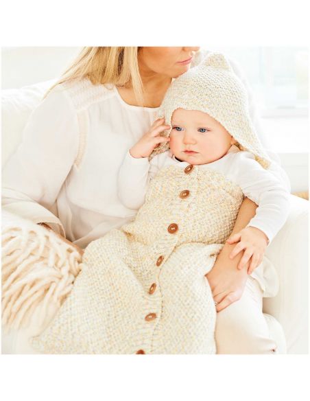 Pelote Rico baby dream dk bleu pastel confetti