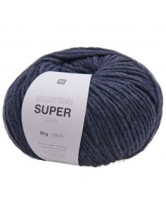 Pelote Essentials super aran bleu marine