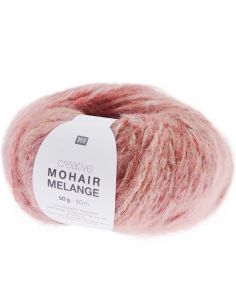 Pelote Creative mohair melange rose