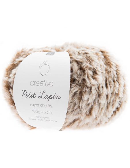 Pelote Creative petit lapin super chunky brun