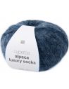 Pelote Rico socks superba alpaca luxury bleu