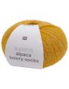 Pelote Rico socks superba alpaca luxury jaune