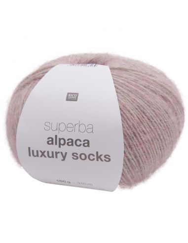 Pelote Rico socks superba alpaca luxury pink