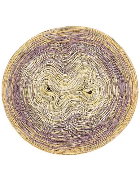 Pelote Creative cotton dégradé Print Lilas-jaune