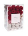 Assortiment 45 pelotes pour réaliser le crochetr along Ricorumi de noël