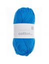 Pelote Creative cotton aran gentiane