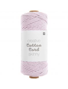 Pelote Creative cotton cord skinny lilas clair