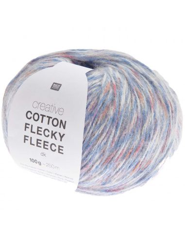 Pelote Creative cotton flecky fleece dk aqua