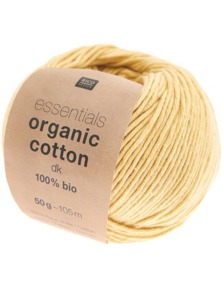 Pelote Essentials organic cotton dk moutarde