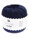 Pelote Essentials crochet bleu nuit