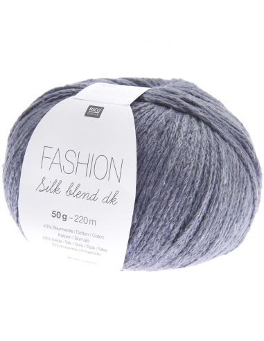 Pelote Fashion silk blend dk bleu marine