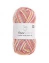 Pelote Rico baby cotton soft print dk azalée-jaune
