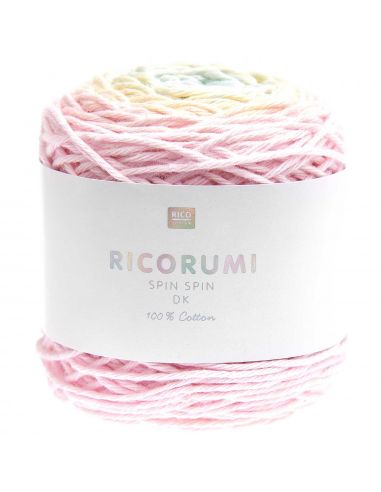Pelote Creative Ricorumi Spin Spin dk pastel rainbow